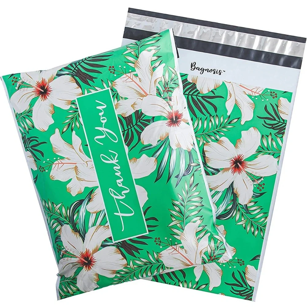 25 10X13 Poly Mailers Flowers Thank You Shipping Envelopes Bags PRICE IS FIRM - Picture 11 of 11